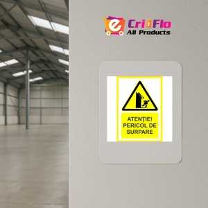 Indicator Atentie pericol de surpare, Sticker autocolant - Img 4