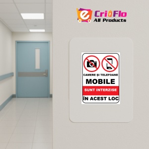 Indicator Camere si telefoane mobile sunt interzise in acest loc, Sticker autocolant - Img 4