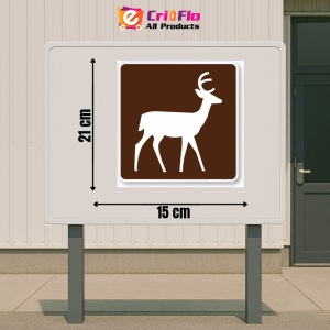 Indicator Caprioara, Sticker autocolant - Img 2