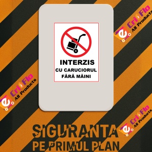 Indicator Carucior fara maini, Sticker autocolant - Img 3