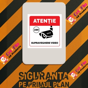 Indicator Cctv, Sticker autocolant - Img 3