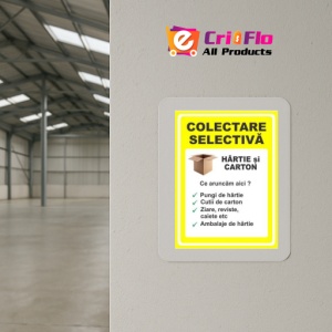 Indicator Colectare selectiva, Sticker autocolant - Img 4