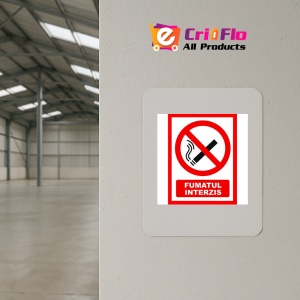 Indicator Cu fumatul interzis, Sticker autocolant - Img 3