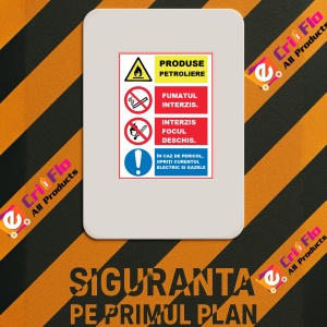 Indicator Cu instructiuni de protectia muncii, Sticker autocolant - Img 2