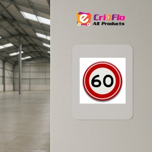 Indicator cu viteza maxima de 30 km pe ora, Sticker autocolant - Img 3