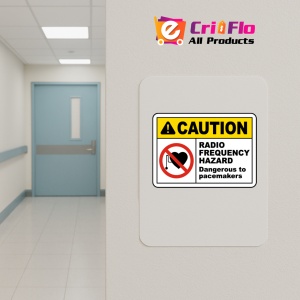 Indicator Dangerous To Pacemakers Sign, Sticker autocolant - Img 4