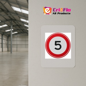 Indicator de circulatie 10 km, Sticker autocolant - Img 3