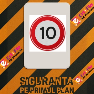 Indicator de circulatie 100 km, Sticker autocolant - Img 2