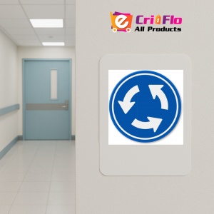 Indicator de circulatie pentru sens giratoriu, Sticker autocolant - Img 4