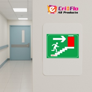 Indicator De iesire coborare pe scari urcarea prin dreapta, Sticker autocolant - Img 4