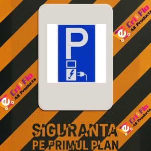 Indicator de parcare nuai pentru masini electrice), Sticker autocolant - Img 2