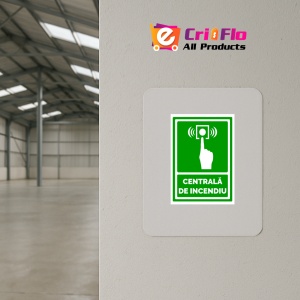 Indicator De securitate centrala de incendiu, Sticker autocolant - Img 3