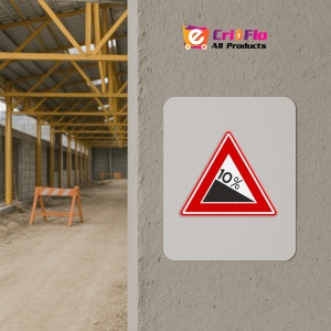 Indicator Deal abrupt in jos, Sticker autocolant - Img 5