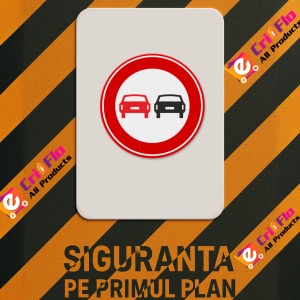 Indicator Depasirea interzisa, Sticker autocolant - Img 2