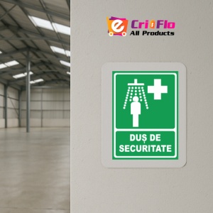Indicator Dus de securitate, Sticker autocolant - Img 4