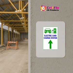 Indicator Electric Vehicle Charging Station Sign, Sticker autocolant - Img 5