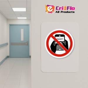 Indicator Eticheta de siguranta cu interdictie mesaje de pe telefon, Sticker autocolant - Img 4