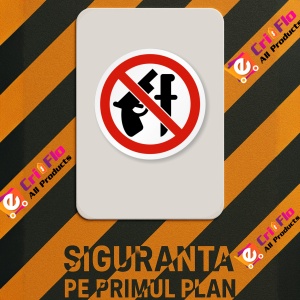 Indicator Eticheta fara arme permise, Sticker autocolant - Img 2
