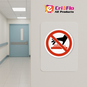 Indicator Eticheta pentru pericol de arsuri, Sticker autocolant - Img 4