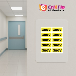 Indicator Etichete 380v, Sticker autocolant - Img 4