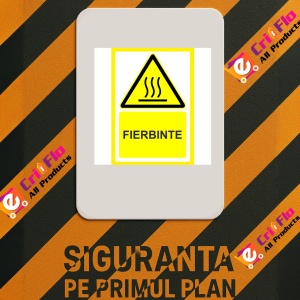 Indicator Fierbinte, Sticker autocolant - Img 2