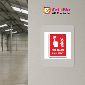 Indicator FIRE ALARM CALL POINT SIGN, Sticker autocolant - Img 3