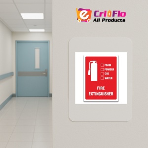 Indicator FIRE EXTINGUISHER CO2 SIGN, Sticker autocolant - Img 4
