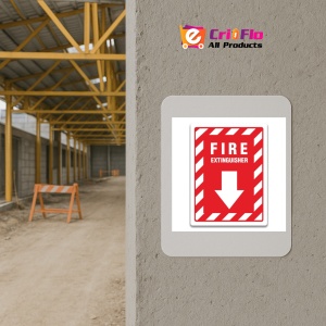 Indicator FIRE EXTINGUISHER SIGN AND LABELS, Sticker autocolant - Img 5