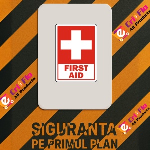 Indicator First Aid, Sticker autocolant - Img 2