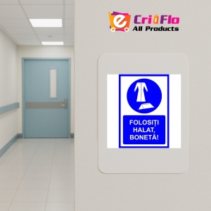 Indicator Folositi halat si boneta, Sticker autocolant - Img 4