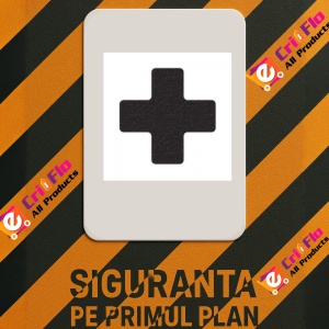 Indicator Forma + negru pentru pardoseala din depozite si hale, Sticker autocolant - Img 2