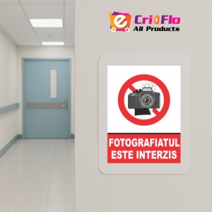 Indicator Fotografiatul este interzis, Sticker autocolant - Img 5