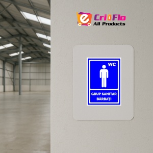 Indicator Grup sanitar pentru barbati, Sticker autocolant - Img 3