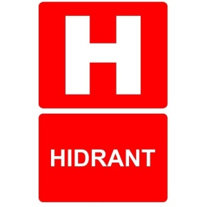 Indicator Hidrant PSI autoadeziv sticker autocolant 2, Sticker autocolant