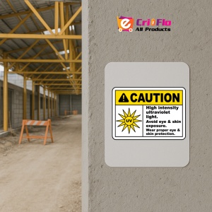 Indicator High Intensity Ultraviolet Light Sign, Sticker autocolant - Img 5