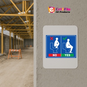 Indicator How to Use The Toilet, Sticker autocolant - Img 5