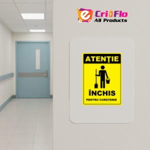 Indicator Inchis pentru curatenie, Sticker autocolant - Img 4