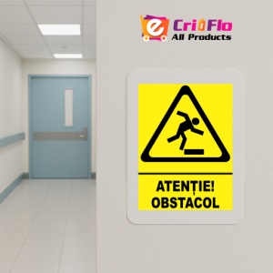 Indicator Indicator atentie obstacol, Sticker autocolant - Img 5
