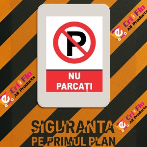 Indicator Indicator nu parcati, Sticker autocolant - Img 3