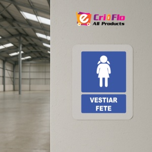 Indicator Indicator vestiar fete, Sticker autocolant - Img 4