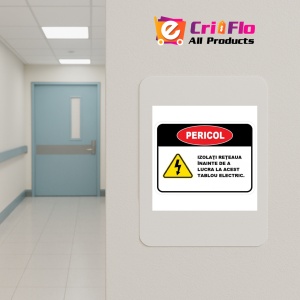 Indicator Izolati reteaua inainte de a lucra la acest tablou eletric, Sticker autocolant - Img 4
