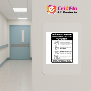 Indicator Mainile curate sunt responsabilitatea tuturor, Sticker autocolant - Img 4