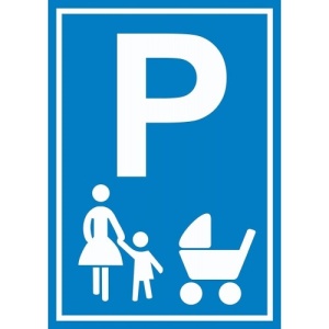 Indicator Mama si copil, Sticker autocolant