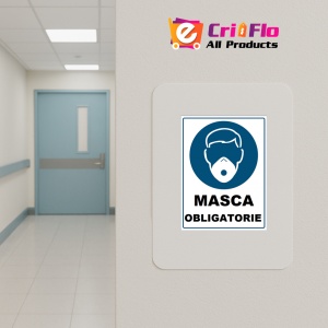 Indicator Masca obligatorie, Sticker autocolant - Img 4