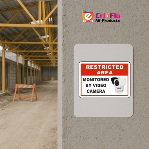 Indicator Monitored By Video Camera, Sticker autocolant - Img 5