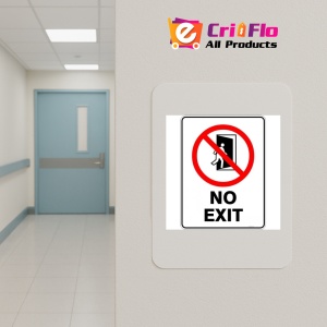 Indicator No exit, Sticker autocolant - Img 4