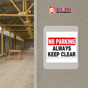 Indicator No parking always keep clear, Sticker autocolant - Img 5