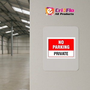 Indicator No parking private, Sticker autocolant - Img 3
