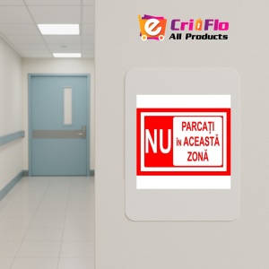 Indicator Nu parcati in aceasta zona, Sticker autocolant - Img 4