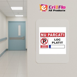 Indicator Nu parcati loc platit parcare interzisa, Sticker autocolant - Img 4